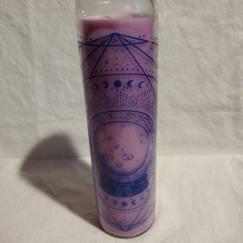 Earthbound Crystal Ball Scented Prayer Candle